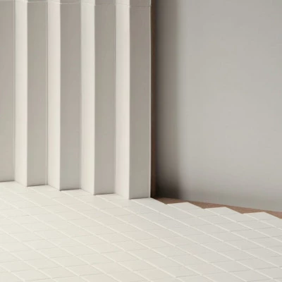 Rombini losange white |  Collection di Mutina.