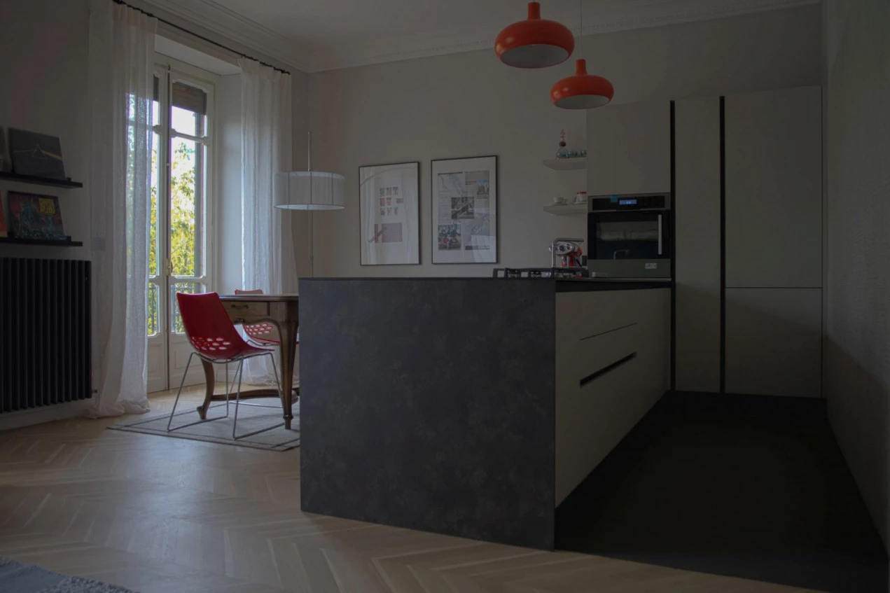  Project Arch. Alena Alexandrova  by Cover nube black e Dechirer decor | Collection di Mutina (Ph:Francesco Crivaro) Caem Group spa 