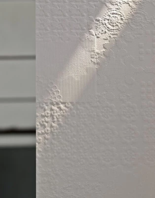 Dechirer decor bianco cm 60 x 120 | Collection di Mutina