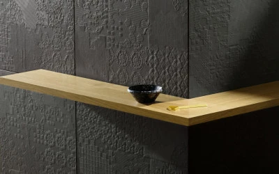 Dechirer decor  nero cm 60 x 120 | Collection di Mutina