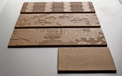 Bas-Relief  garland/cloud cipria | Collection di Mutina