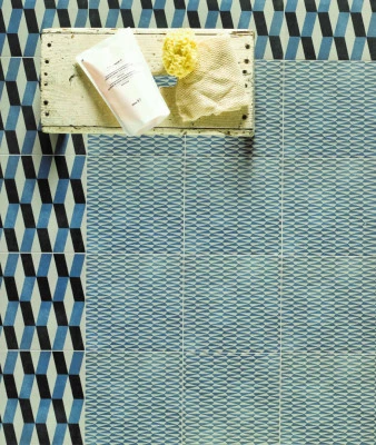 Azuley trama grigio | Collection di Mutina
