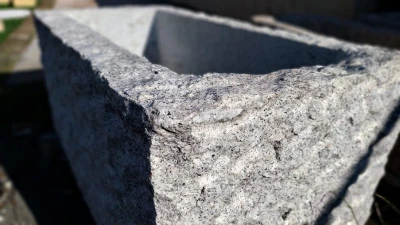Vasca in Granito Grigio anticato 90x45 h40