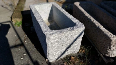 Vasca in Granito Grigio anticato 90x45 h40